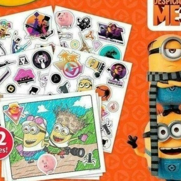 Crayola Despicable Me 3 Color & Sticker Book With 50+ Stickers 32 Page - Picture 3 of 5
